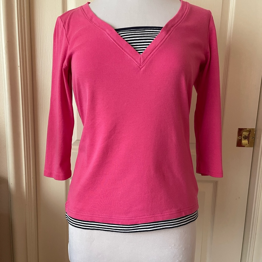 Pink Ralph Lauren cotton top